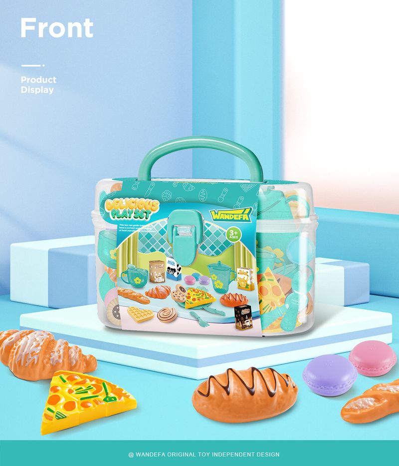 Casa de juegos para niños transfronteriza, utensilios de cocina, té de la tarde, simulación de comida, pastel, juego de té interactivo para niñas, juguete al por mayor_voghion.com