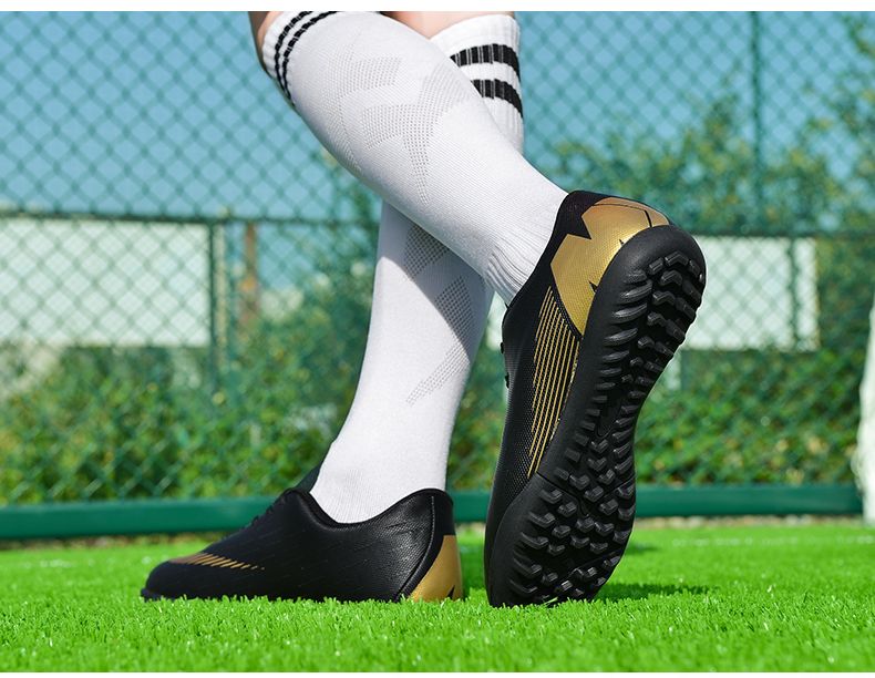 New Original Men Field Boots Society Indoor Cleats Training Studded Soccer Non Slip Outdoor Kids Football Shoes_voghion.com