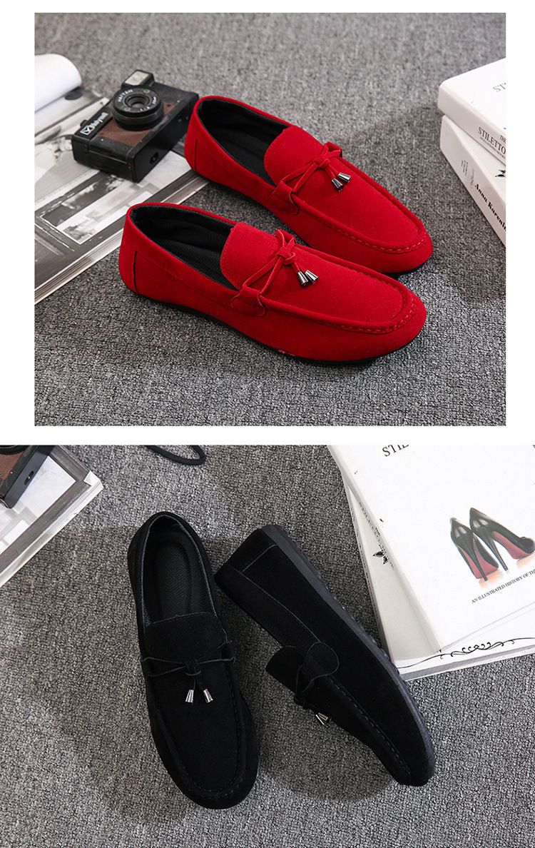 Herrskor Herrmockasiner Slip-on Trendiga slip-on skor för män Alla matchande lata skor Casual koreansk stil Heta rea_voghion.com