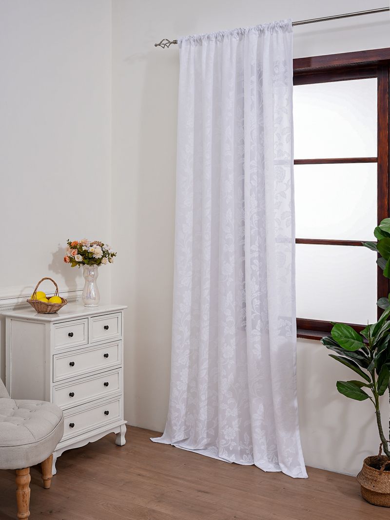 Tende trasparenti in pizzo, tende semi-trasparenti in poliestere, pronte all'uso, per soggiorno, camera da letto, vintage, floreali, boho chic, filtraggio della luce, privacy_voghion.com