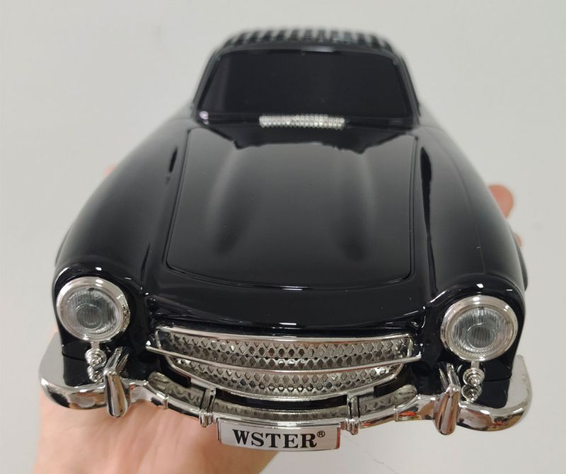Bezvadu Bluetooth skaļrunis, zemfrekvences skaļrunis, rodstera formas skaņas kaste, atbalsts TF kartei, U disks, FM radio, stereo mūzika, automašīnas skaļruņi_voghion.com