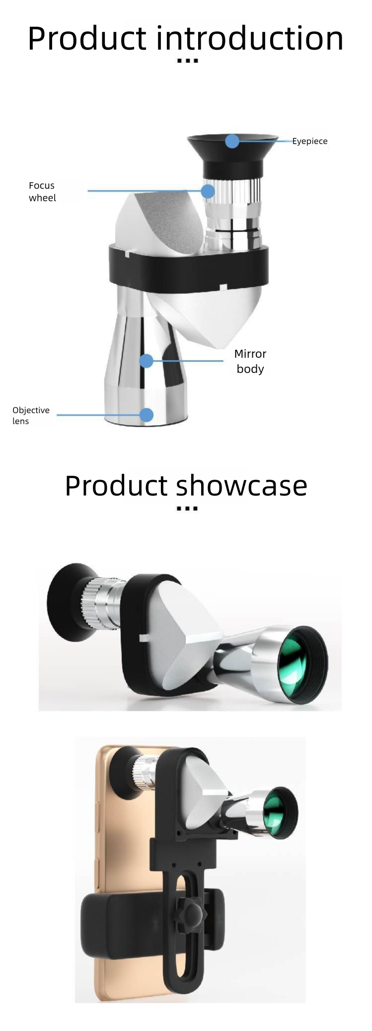 Corner Low Light Night Vision Mini Portable Definition High Power Monocular Telescope Outdoor Viewing Ball Game_voghion.com