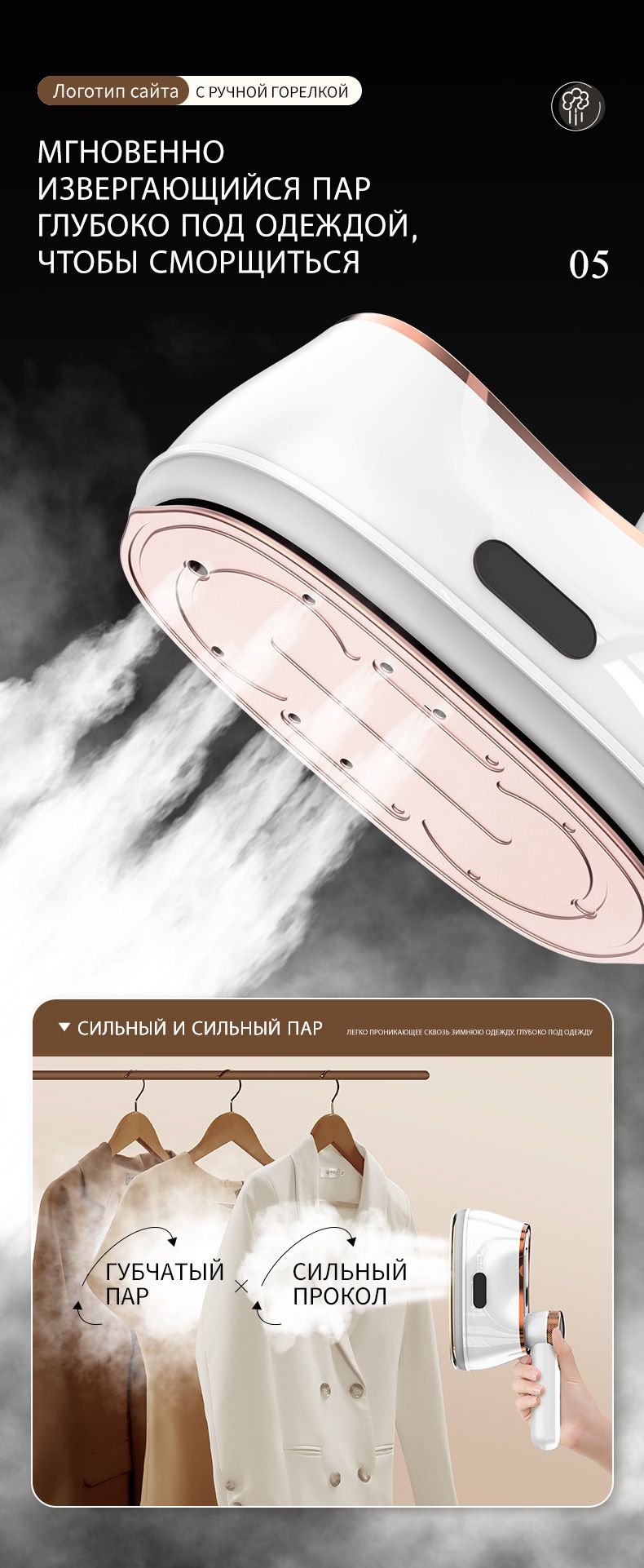 New Digital Display Handheld Garment Portable Ironing Machine Home Use Clothes Steamer Steam Iron_voghion.com