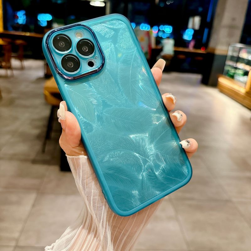 För OnePlus Nord N20SE N300 N20 10T 11 12R 12 11R 10R Ace Pro Feather Glitter Pappersfodral Transparent Bump Cover_voghion.com