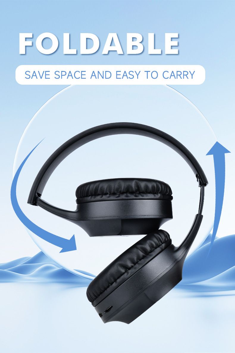 New Head-mounted Wireless Bluetooth Headset, Subwoofer M9 Luminous Sports Game_voghion.com