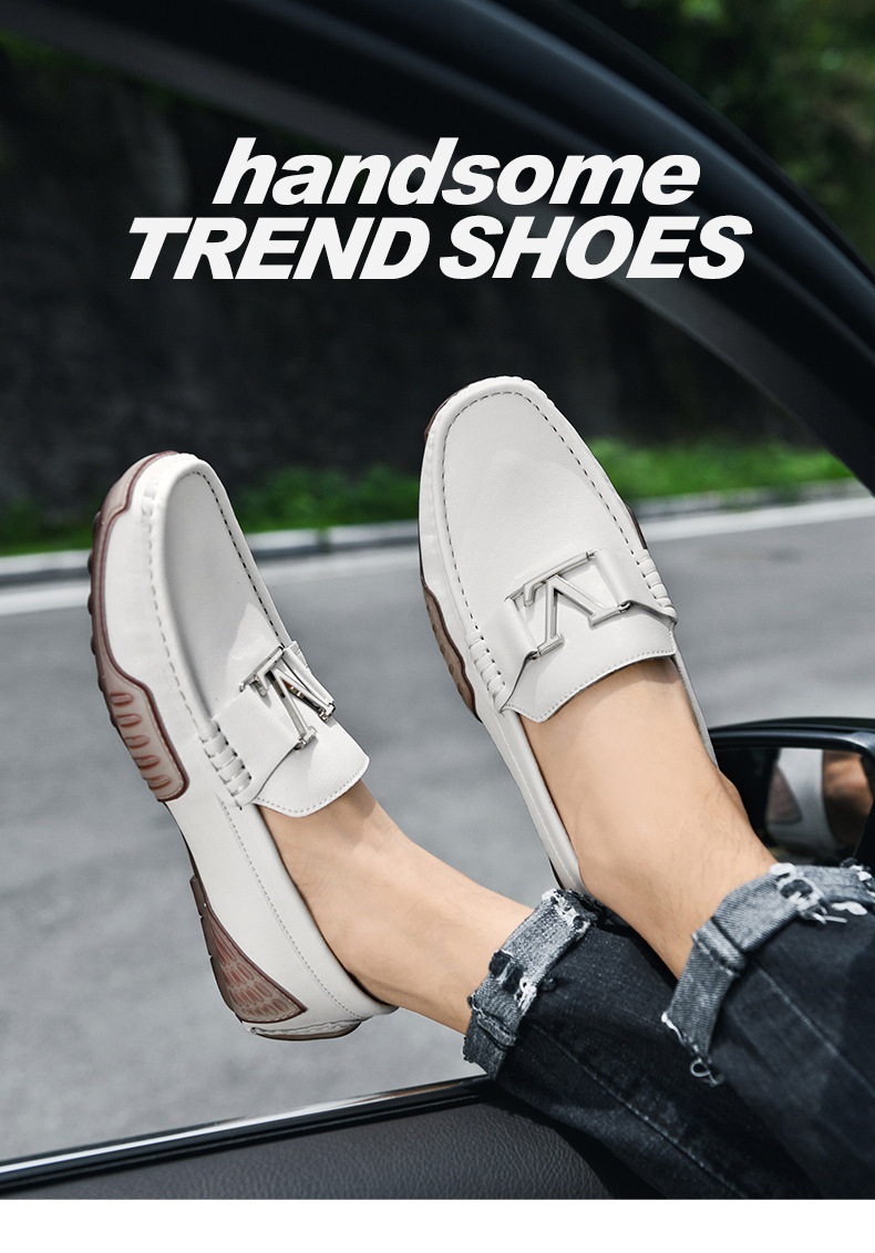 Fashion Men Casual Leather Shoes Luxury Italian Soft Men Loafers Handmade Moccasins Men Breathable Slip On Boat Shoes Plus Size_voghion.com