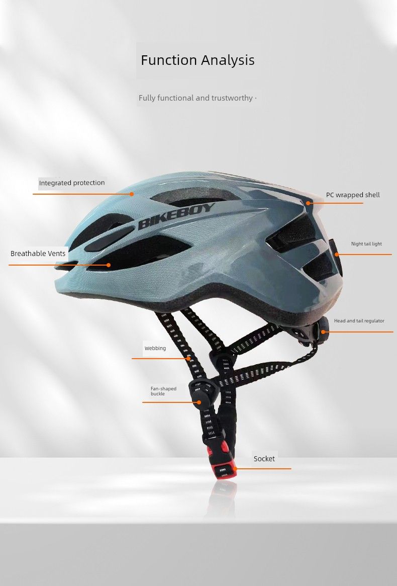 Vélo d'équilibre allemand d'été pour route et montagne, casque de sécurité universel, équipement de conduite_voghion.com