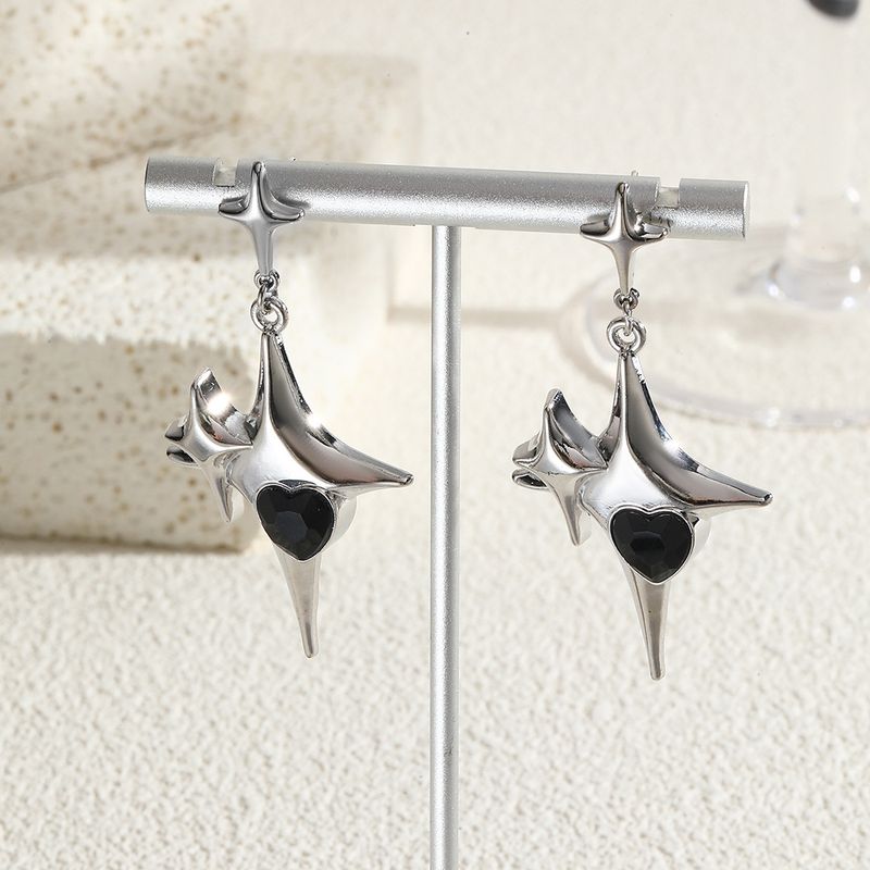 orecchini teschio scuro per donna vendita calda orecchini in lega di diamanti zucca ragno set di orecchini di Halloween_voghion.com