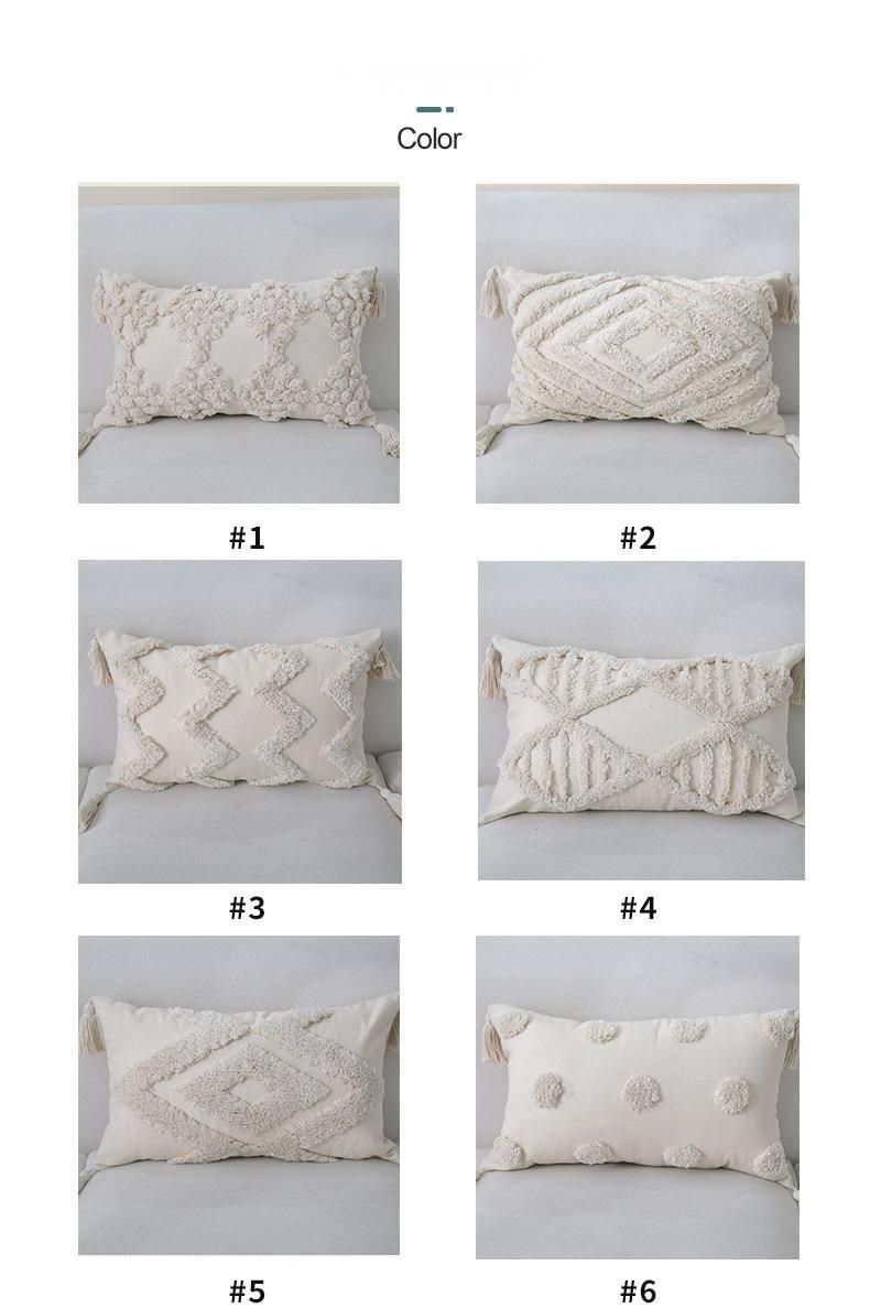 Federa per cuscino trapuntata bohémien di alta qualità, per divano, camera da letto, auto, arredamento marocchino_voghion.com