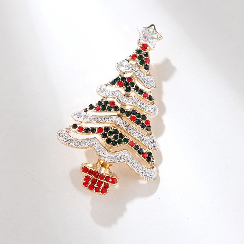 Neue kreative süße Anstecknadel Blume Emaille Öltropfen Weihnachtsbrosche_voghion.com