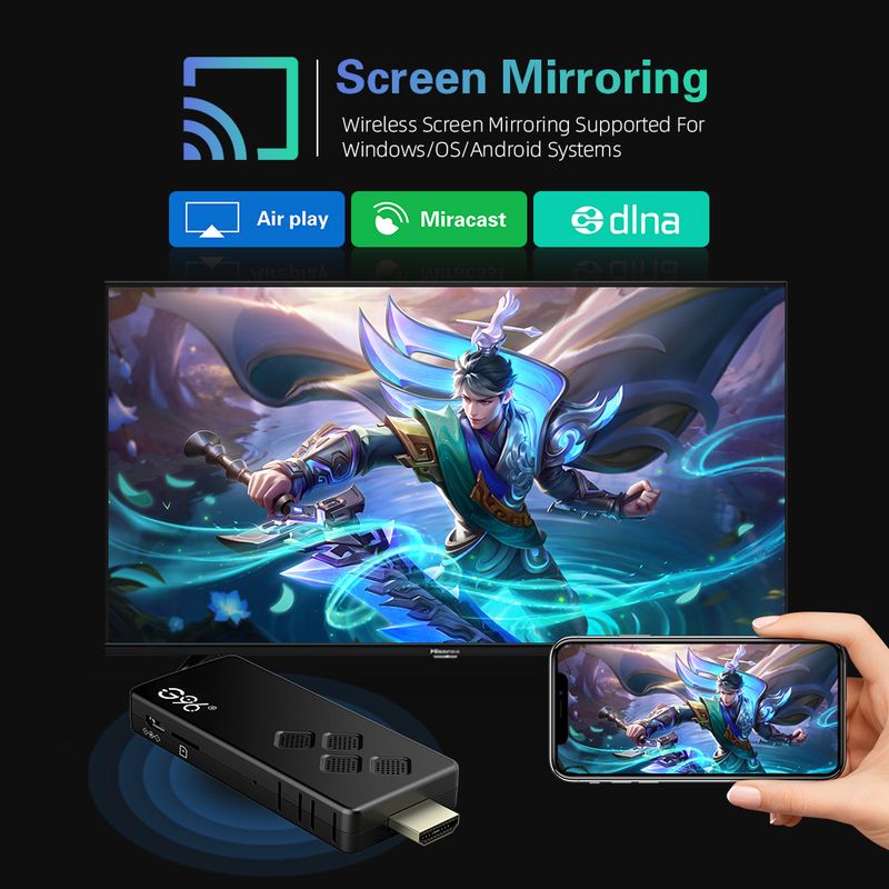 Prezzo di fabbrica Android 14 Mortal Q2 Telecomando vocale 8K 4K Video BT5.0 Wifi6 Netflix YouTube Streaming veloce VS Fire TV Stick_voghion.com