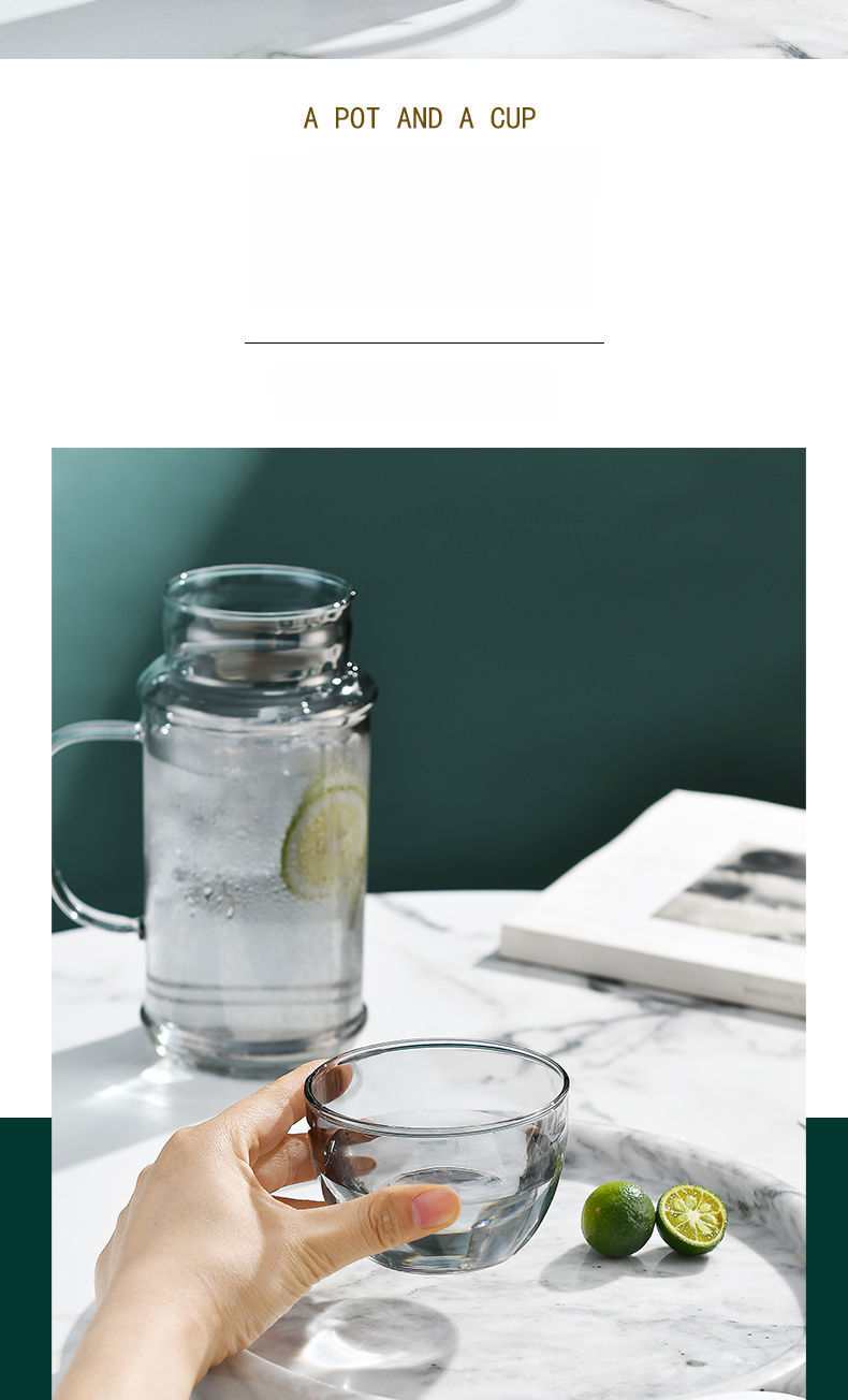 Heat-resistant High Borosilicate Large Capacity Single-person Drinking Glass Cup Office Student Personal Use Cold Water_voghion.com