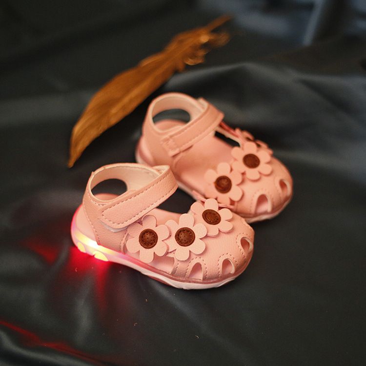 Kinder Schuhe Sommer neue stil baby mädchen kleinkind schuhe baby schuhe weichen boden nicht-rutsch verschleiß-beständig 0-1-3 jahre altes mädchen schuhe sandalen_voghion.com