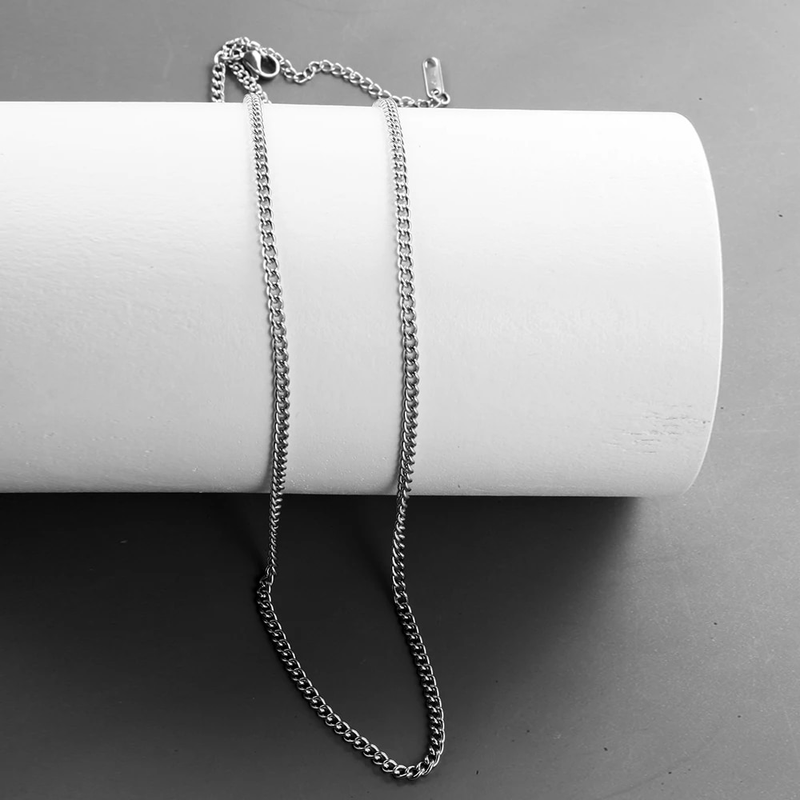 2025 Novi dolasci Ogrlica od nehrđajućeg čelika zlatne boje za muškarce Dugi lanac Choker Muški ovratnik Vrat Čipka DIY Privjesak Sier Boja Kabel Jastog_voghion.com