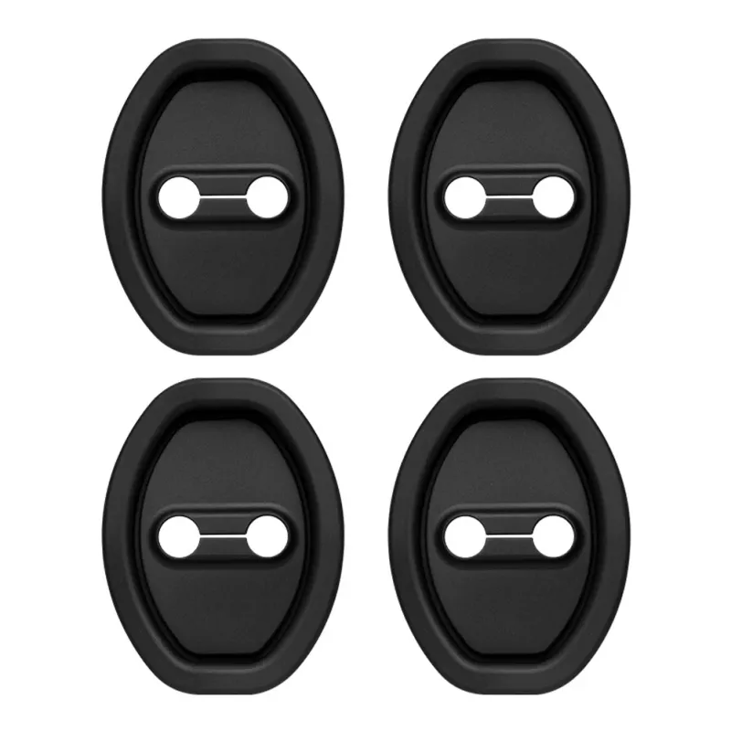 4 pezzi di protezione per serratura auto universale in silicone ammortizzatore per porta ammortizzatore silenzioso cuscino anti-collisione addensato_voghion.com