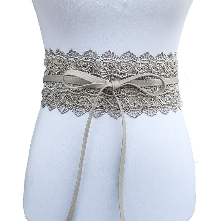 Cintura decorativa in vita per gonna da donna con bordo in pizzo extra dolce e largo_voghion.com