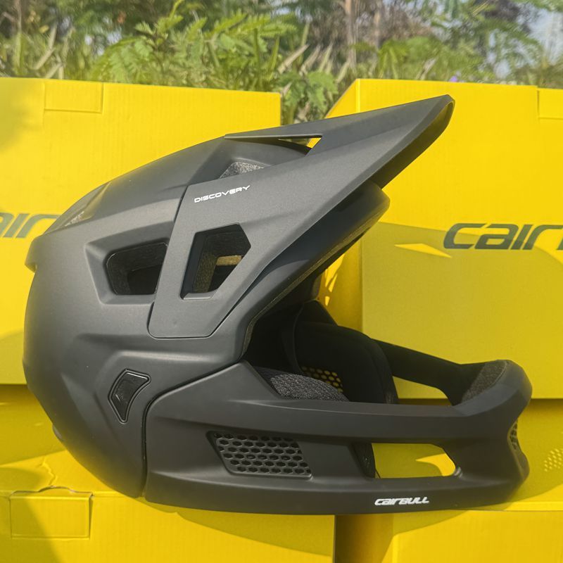 Casque intégral de vélo de montagne à menton amovible, ultra-léger, pour descente, cross-country, route forestière, tout-terrain, queue souple_voghion.com