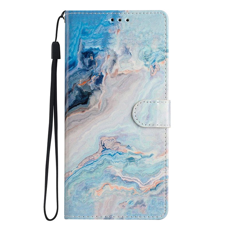 Capa tipo carteira com estampa de borboleta para Samsung Galaxy A05 A05S A15 A25 A35 A55 5G, capa traseira magnética de couro_voghion.com