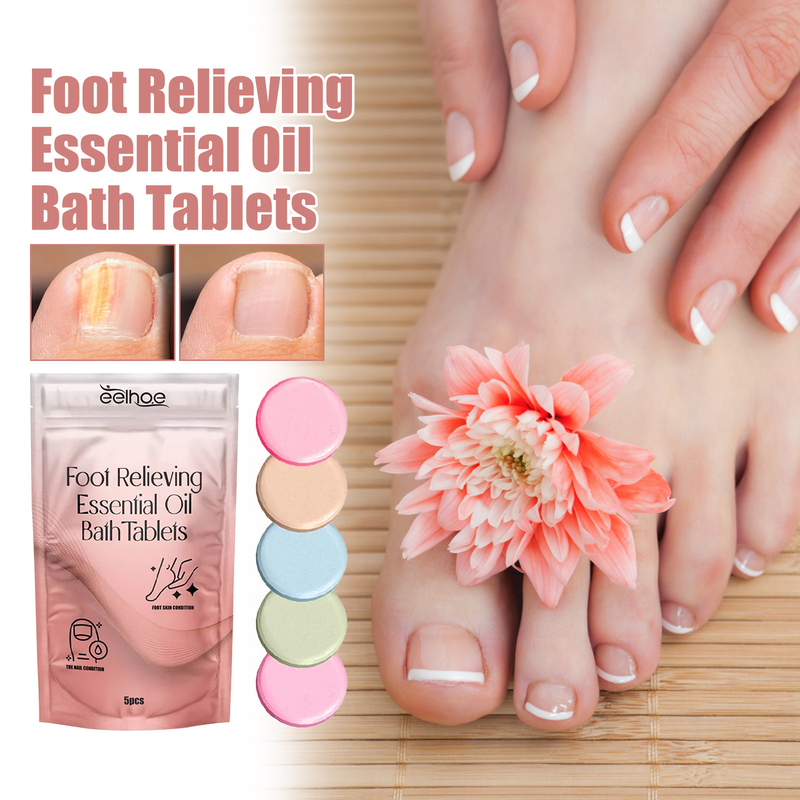 EELHOE Essence Compressa per Pediluvio Effervescente per la Pulizia del Corpo e la Cura Profonda Cocoon, Allevia Dolore e Gonfiore_voghion.com