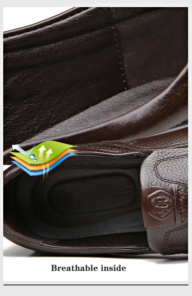 Erkek Modası İngiliz Stili Klasik Rahat İnek Derisi Siyah Sıcak Satış Nefes Alabilir İş Slip-on Erkek Deri Ayakkabı Büyük Beden_voghion.com