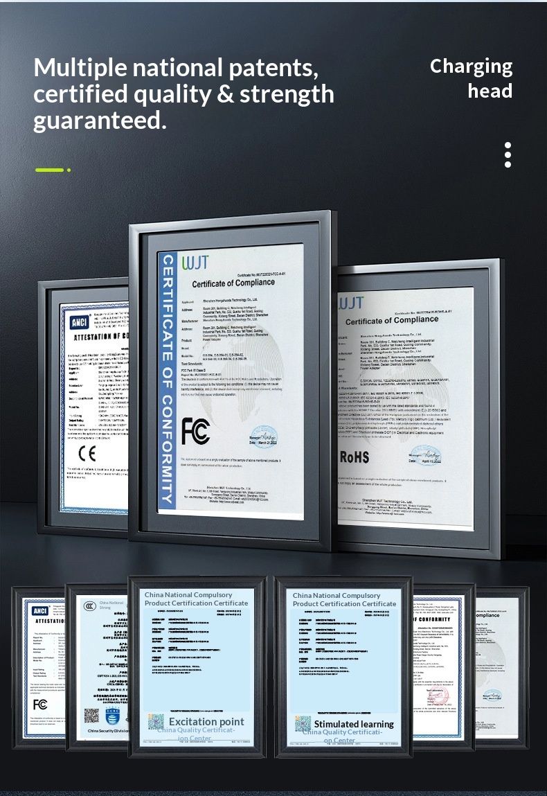 50704555550<=3 PD20 Universal Plug Charger 30 Super Fast Charging With 3 Certification TYPE-C EU Standard Power Adapter_voghion.com