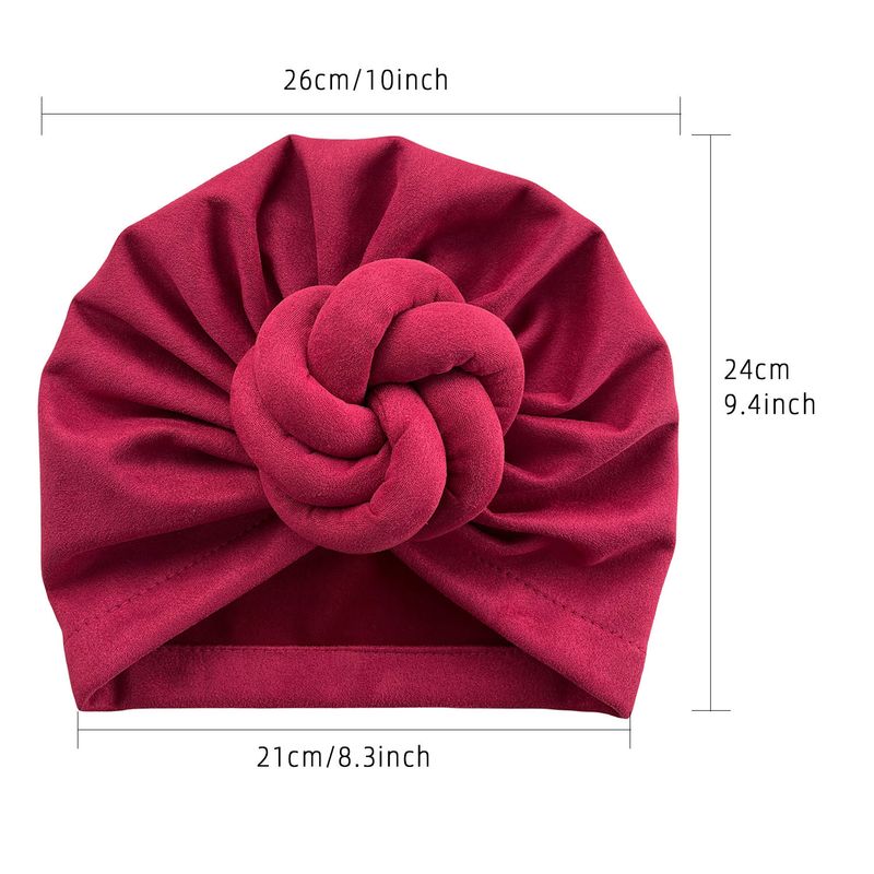 New Solid Color National Hat Three-dimensional Fried Dough Twists Knot Headband Europe And America Popular Solid Color Knot Headband_voghion.com