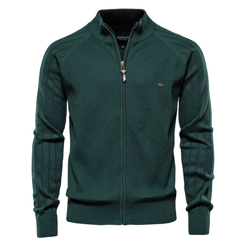 2024 Herbst- und Winterpullover für Herren, neue lässige Strickpullover, Plug-In-Jacken für Herren, modische Casual Splicing-Pullover für Herren_voghion.com