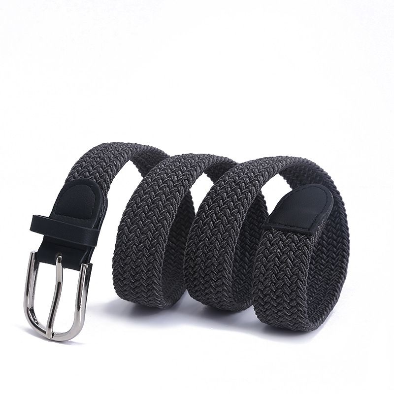 Hai bisogno di una fascia da uomo in cotone, larga senza buchi, una cintura per giovani e di mezza età, una cintura in tela intrecciata per studenti_voghion.com