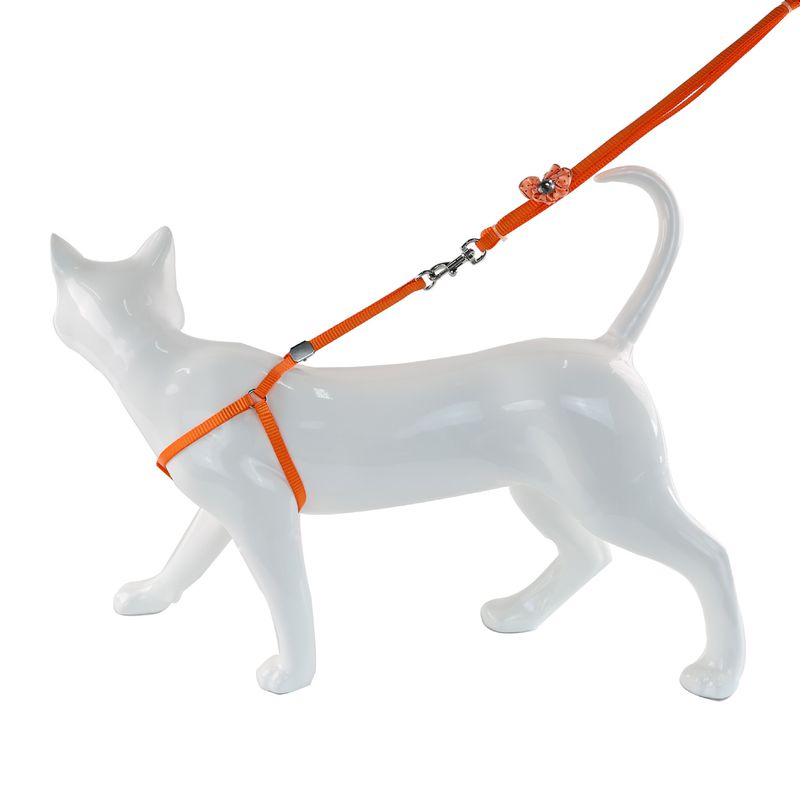 Puppy Diamond Patroon Multi-Kleur Nylon Lijn Borsttuig Kat Hond Ketting_voghion.com