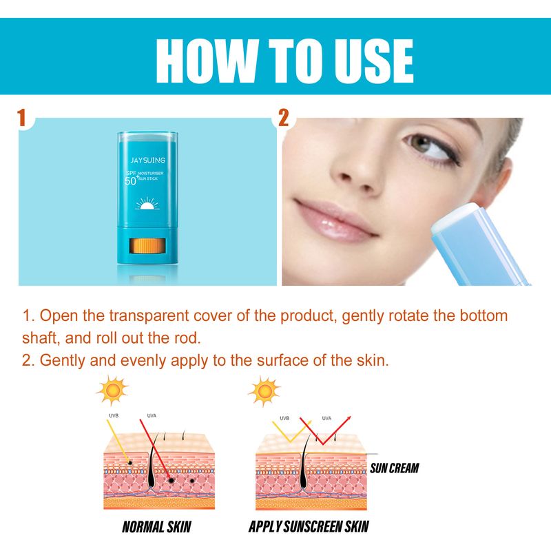 Facial Body Sunscreen Clear Sun stick Sunblock Protective SPF 50 Gel lsolation Lotion Anti sun Bleaching Whitening Sun Cream_voghion.com