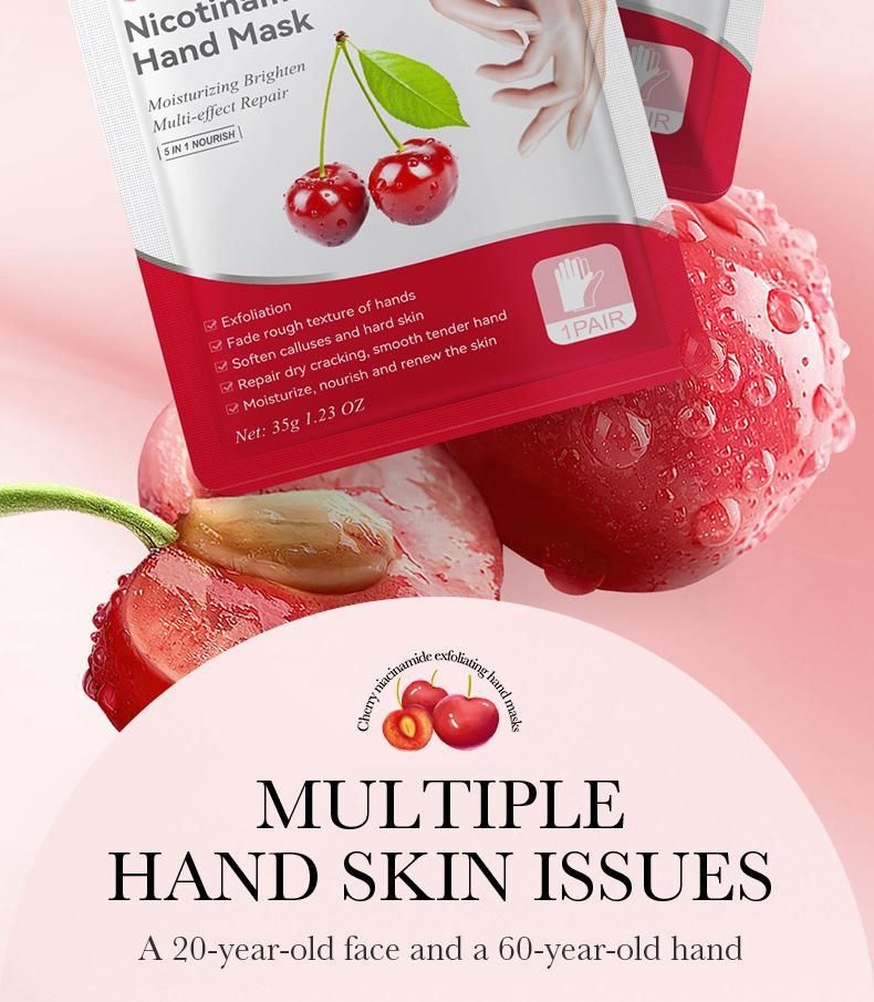 Full English Fruit Foot SADOER Avocado Strawberry Moisturizing Hydrating Live Hand Mask_voghion.com