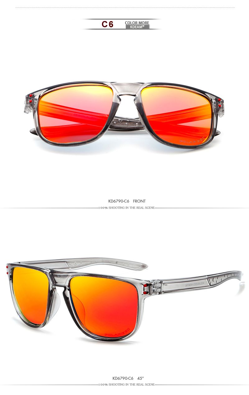 Moda KDEAM Occhiali da sole Polariz resistenti e leggeri, adatti a tutte le taglie, occhiali da sole da uomo, lenti con rivestimento che riducono al minimo i riflessi, custodia rigida_voghion.com