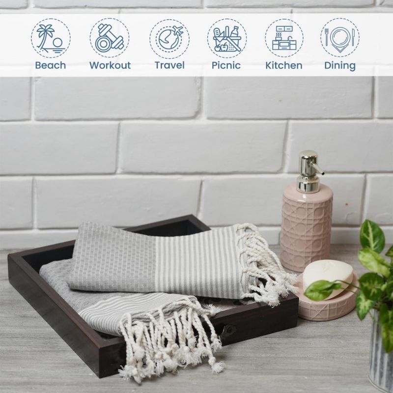 Asciugamani da bagno, set da cucina e da bagno, asciugamani per ospiti, asciugamani da bagno, strofinacci turchi da 100 pezzi, strofinacci per il viso e il tè._voghion.com