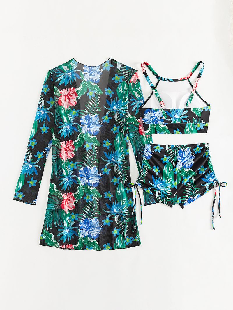 Dameskleding Badpak Driedelig damesboxershort met print_voghion.com