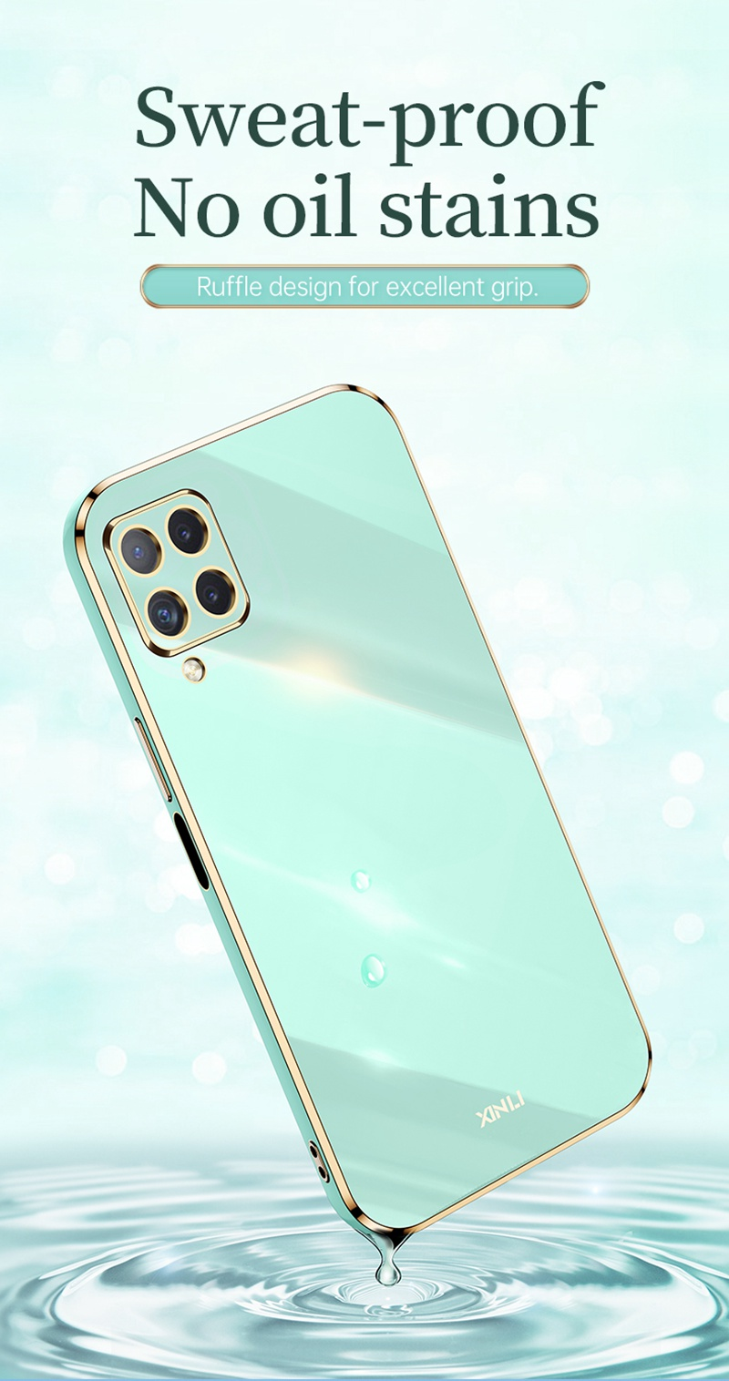 Poszycie silikonowe etui do Samsung Galaxy A72 A52 A32 A22 A12 A52S tylna pokrywa miękka TPU etui na telefon do Samsung M62 M32 M22_voghion.com