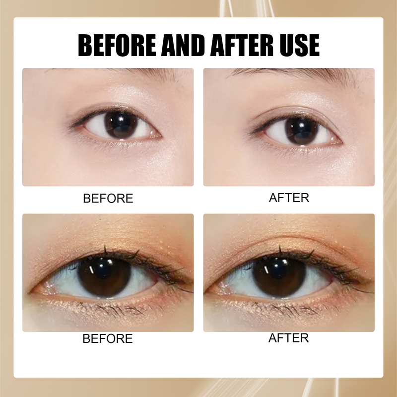 dubbelt ögonlock Vackert plåster, självhäftande, spetsfritt, naturligt, osynligt, klisterfritt, andas och håller länge_voghion.com