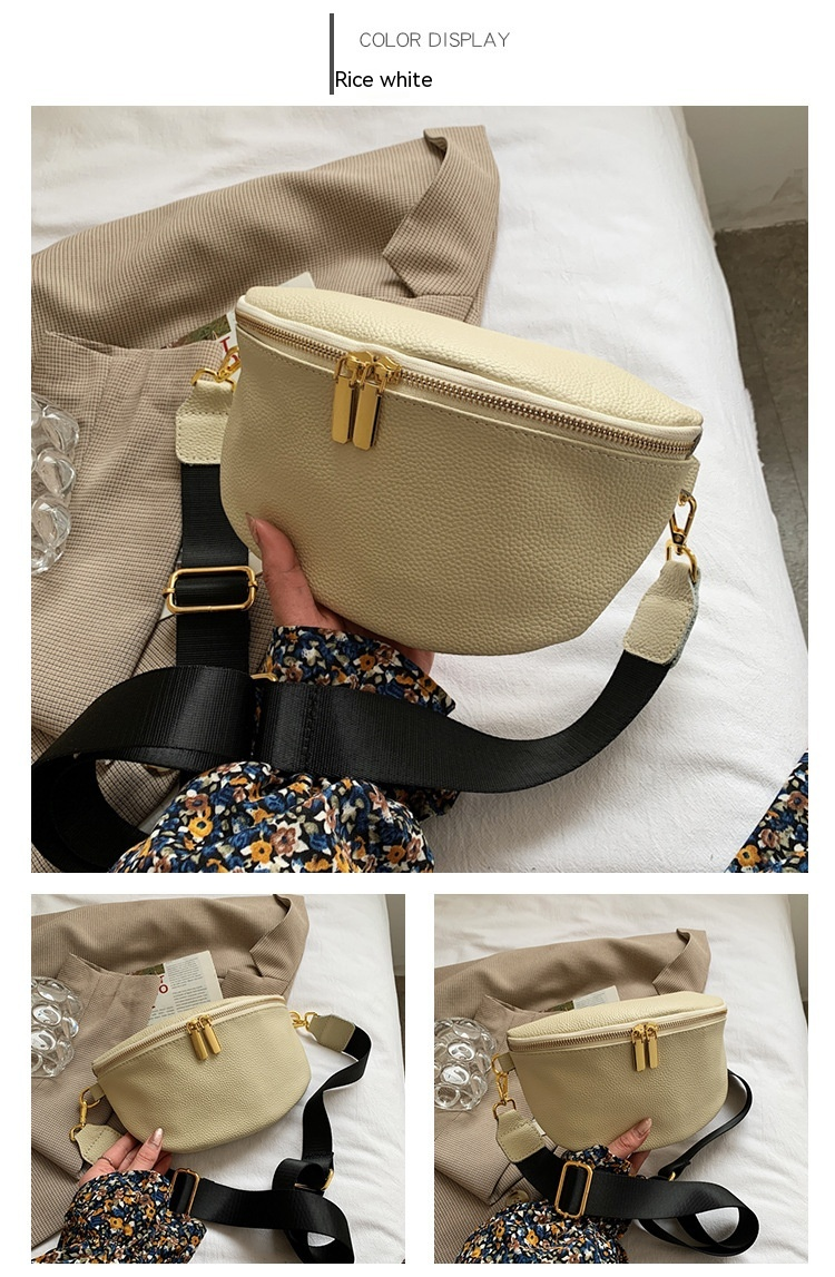 Modesch Tailletasch fir Fraen Trendy Fréijoer an Hierscht fir Fraen 2024 Nei Broschttasch fir Fraen Design Sense Versatile Crossbody_voghion.com