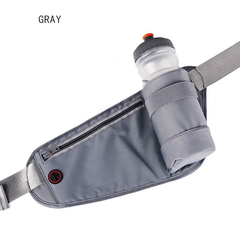 Large-capacity Waist Bag, Water Bottle Holder Running Waist Bag, Adjustable Water Bottle Waist Bag, Fitness Training ,Jogging,Hiking Waist Bag_voghion.com