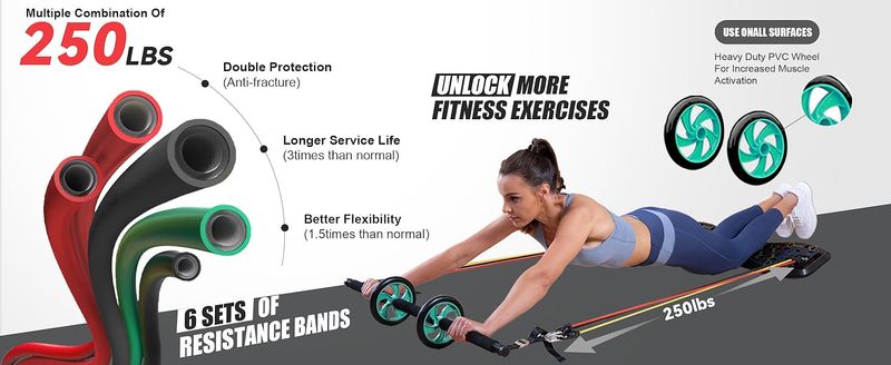 Fitnesssystem: Großes, kompaktes Liegestützbrett, 20-in-1-Liegestützstange für das Heim-Fitnessstudio, Trainingsgerät für den ganzen Körper auf dem Boden für Männer und Frauen, Geschenk für den Freund_voghion.com