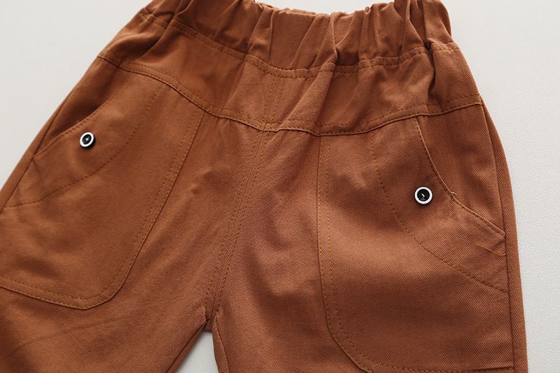 Set di piccole e medie dimensioni, abbigliamento estivo a maniche corte per ragazzi, camicia personalizzata abbottonata in tinta unita, per bambini_voghion.com