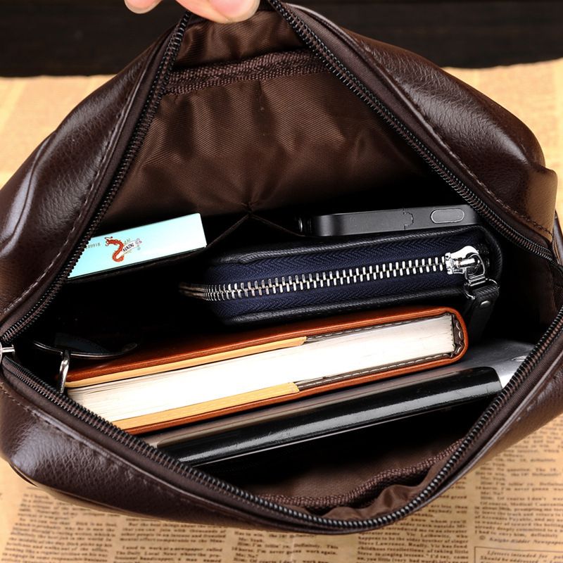 Weikotu Single Shoulder Crossbody Bag Korean Style Business Men's Fashion Briefcase_voghion.com