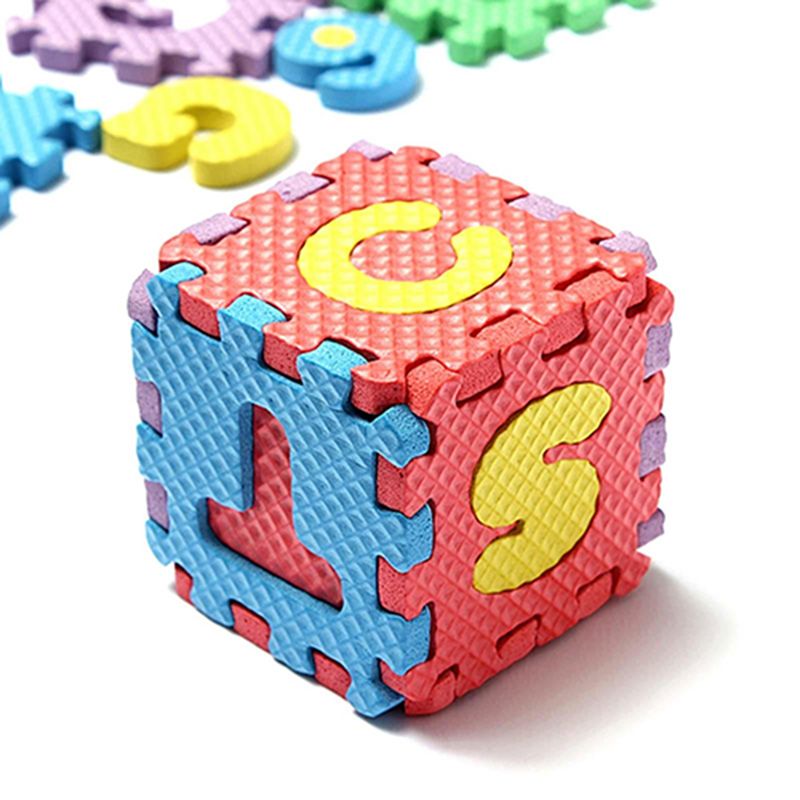 36 Pcs/Set Child Kids Novelty Alphabet Number EVA Puzzle Foam Teaching Mats Toy_voghion.com