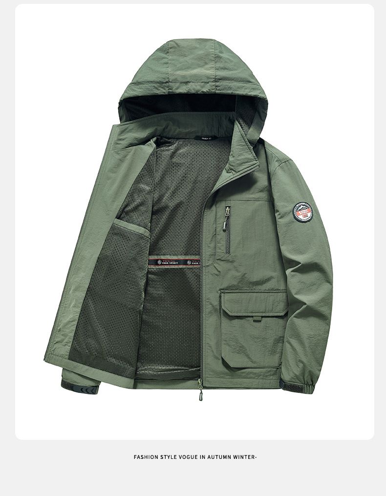 Abbigliamento maschile fornitura speciale di nuove giacche primaverili, autunnali e invernali per uomo, nuove giacche sportive casual di grandi dimensioni e cappotti con cappuccio_voghion.com