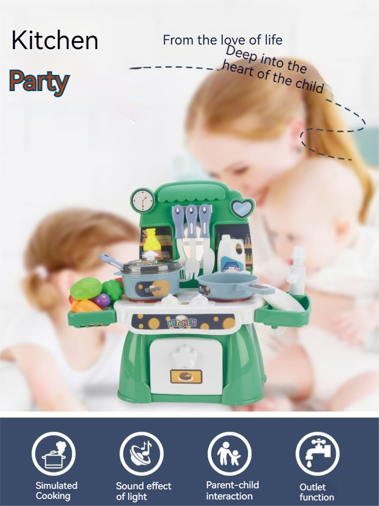 Set di giocattoli da cucina per la casa da gioco per bambini, per ragazze, pentola di riso, simulazione di cucina, utensili da cucina per bambini di 3-6 anni, regalo_voghion.com
