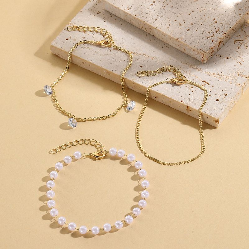 beach rice beads ins style anklet Bohemian retro set multi layer anklet feminine_voghion.com