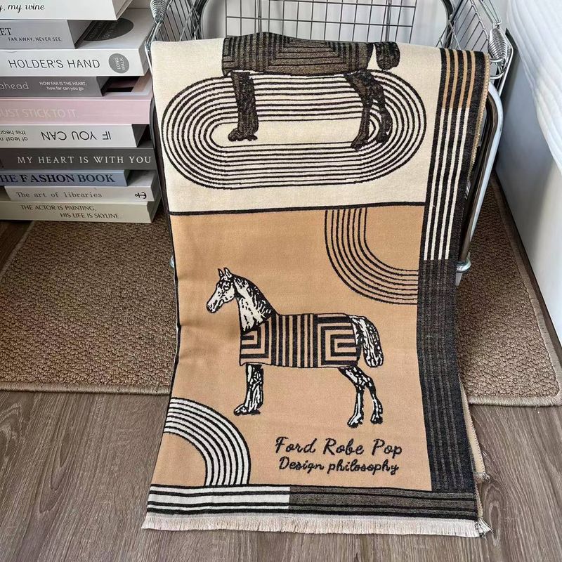 Livestreaming Internet Promi Kaschmir Fraen High-End Jacquard waarme Schal, Wanter Büro Loft_voghion.com