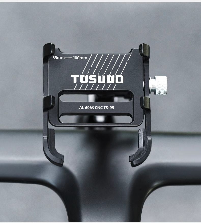 Supporto per cellulare in lega di alluminio per sport e intrattenimento, antiurto, fisso, per mountain bike, integrato, per bici da corsa, staffa di navigazione_voghion.com