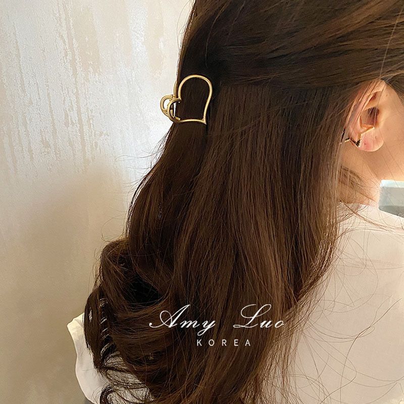 Semplice forcina per capelli con temperamento pigro, fermaglio per capelli con piastra, testa a sfera per capelli, piccolo accessorio per capelli_voghion.com