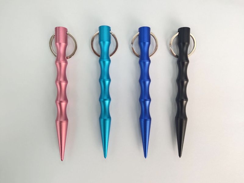 Pointed window breaker aviation aluminum self-defense cool stick key stick Outdoor Women's self-defense self-defense self-defense self-defense short s_voghion.com