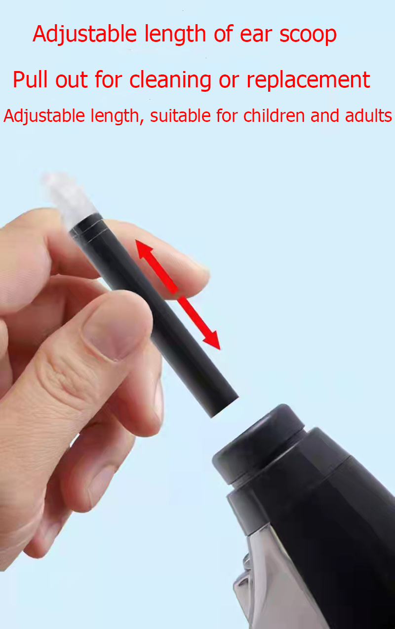 Smart Ohr Reiniger Drahtlose Gehörgang Reinigung Massagegerät Kinder Erwachsene Ohr Picking Werkzeug LED Beleuchtung Ohr Picking Löffel_voghion.com
